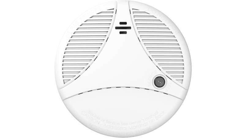 Detector monoxid de carbon de tavan Hikvision DS-PDCO-E-WE, de interior, LED indicator rosu, dimensiuni: φ120 × 42mm