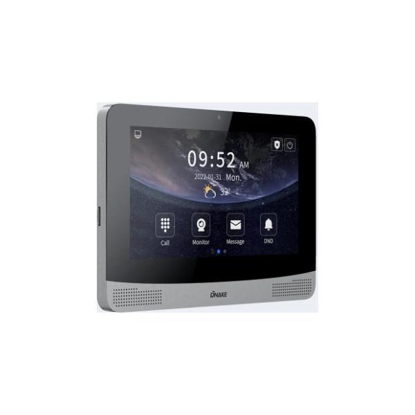 Post interior videointerfon DNAKE 7" cu Android; Memorie: 1GB, Flash: 8GB, Ecran: 7" IPS LCD, 1024x600