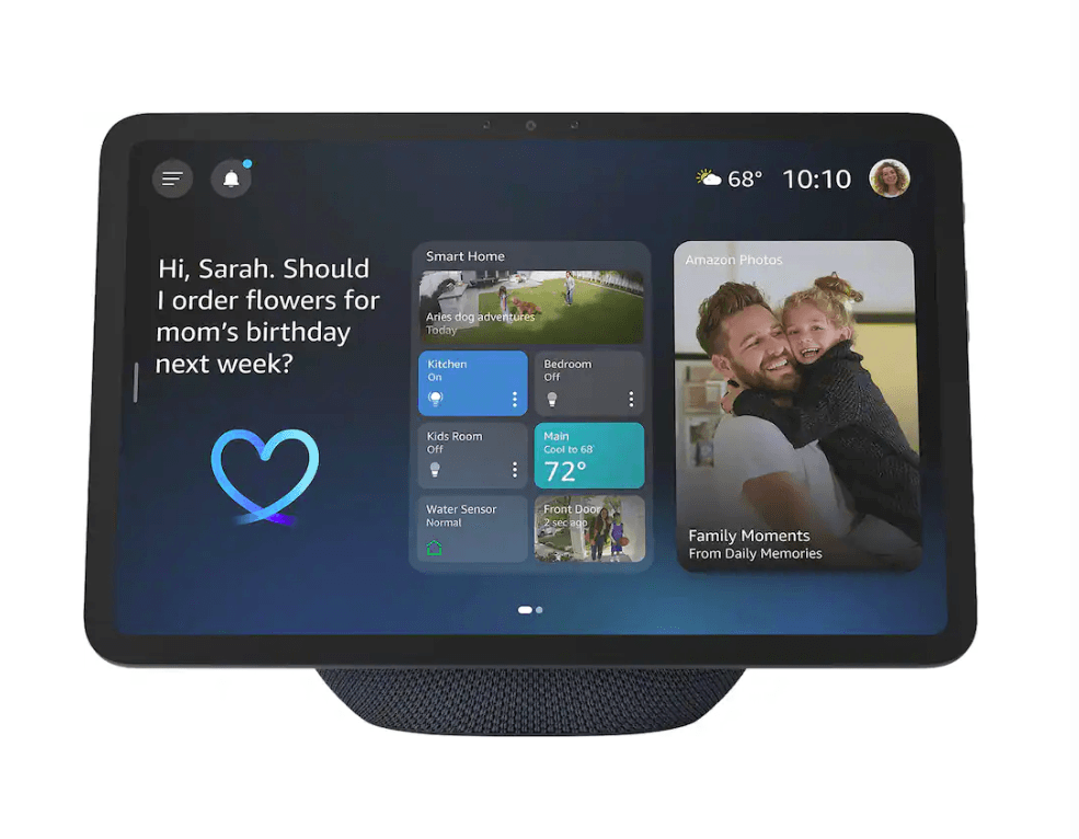 Amazon Echo Show 11 (newest model), Vibrant Full-HD 11" display with more viewing area and spatial audio