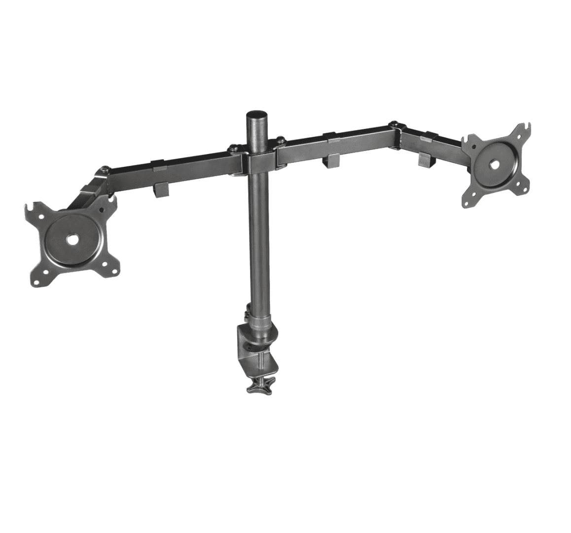 Suport Monitor Trust GXT 1120 Mara Dual Monitor Arm, montare birou, 510 x 860 x 115mm, VESA, 2.6 kg, negru