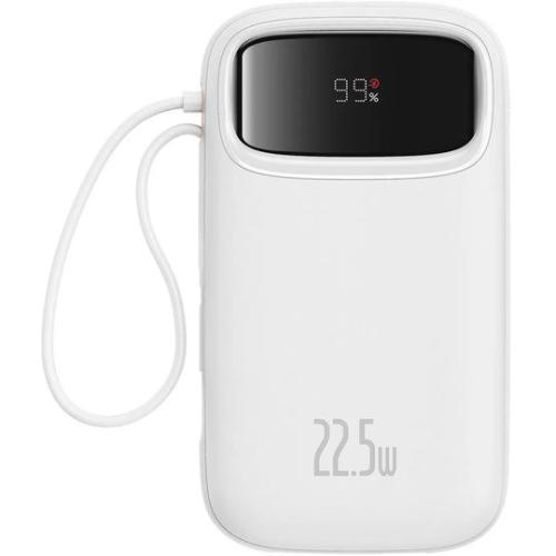 Baterie externa Baseus Qpow2, 20000mAh, 22.5W, 1 x USB; 1 x USB Type-C,1 x Lightning, total 3A