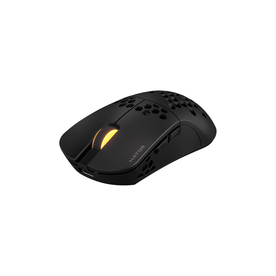 Mouse Gaming Wireless Hator Stellar Pro Wireless, 26000 DPI, negru