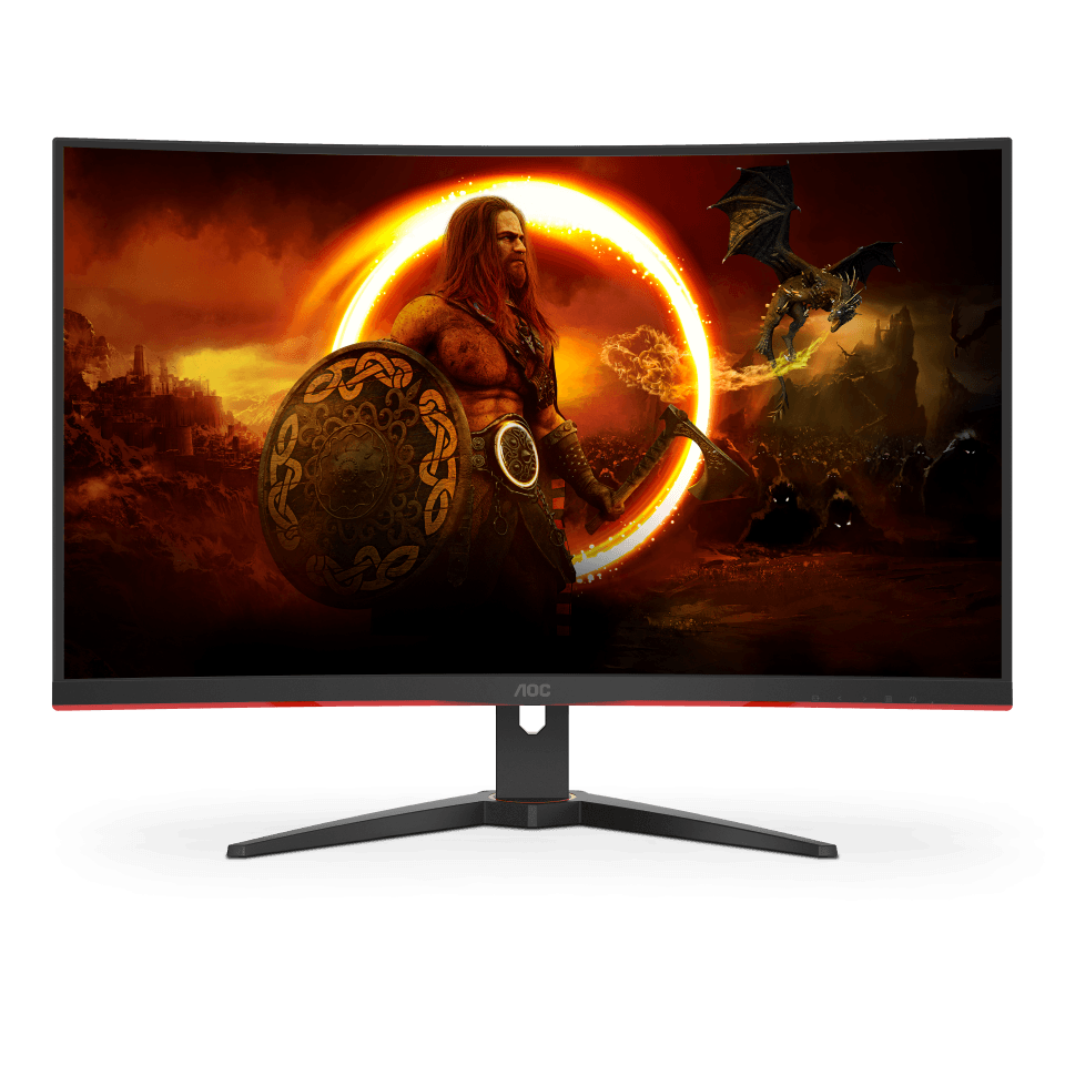 Monitor Gaming AOC CQ32G2SE/BK, 31.2", 2560 x 1440 pixeli, Black, 3 ani Garantie