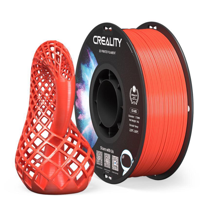 CREALITY CR-ABS 3D Printer Filament, red, temperatura printare: 220-260, Diametru Filament: 1.75mm