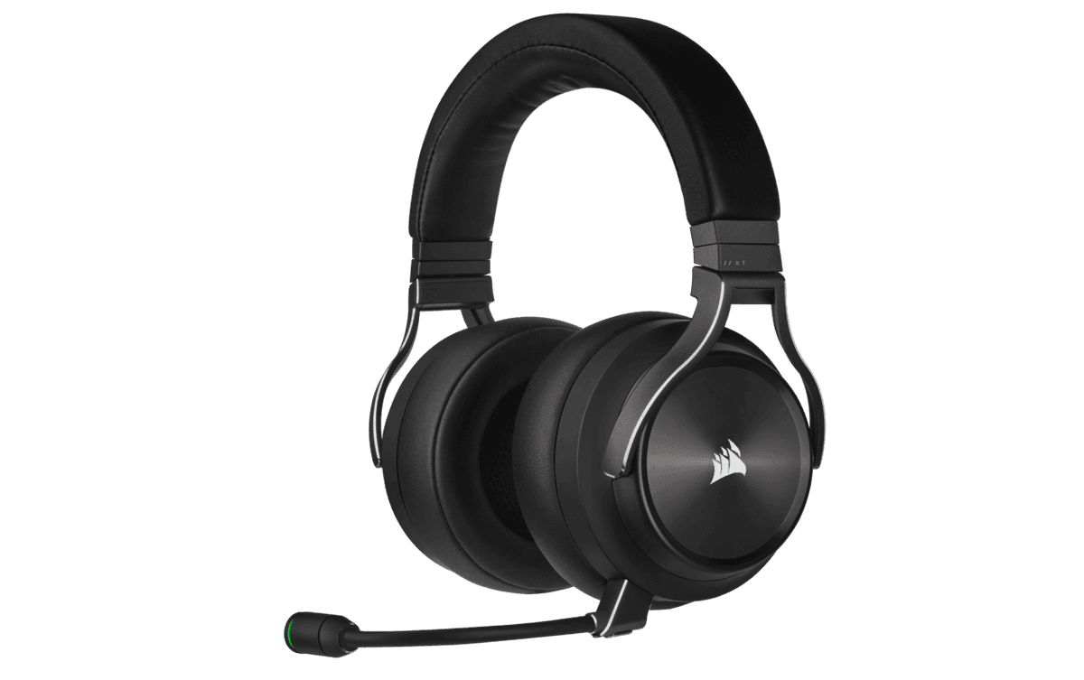Casti Gaming Head-band Corsair VIRTUOSO RGB Wireless XT, Wireless/Wired, negru