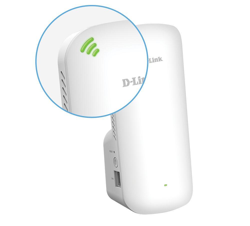 Range extender AX1800 wi-fi D-link, DAP-X1860, WI-FI 6, 1800MBps (2.4GHz + 5 GHz), 2 antene interne