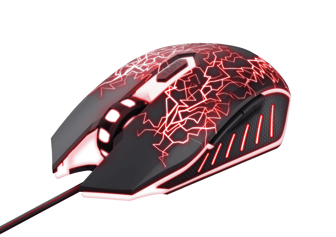 Mouse Gaming Trust GXT 105X Izza, 4000 DPI, Multicolor