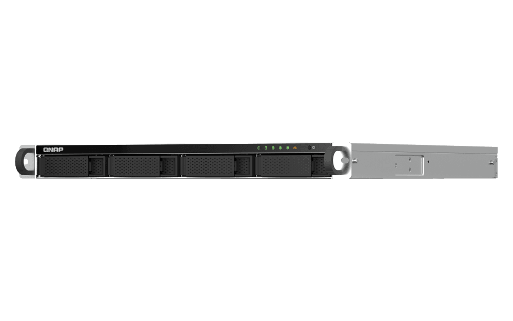 NAS QNAP 464U 4-Bay, CPU Intel Celeron N5105/N5095 4-core/4-thread Processor, RAM 8GB RAM onboard (not expandable)