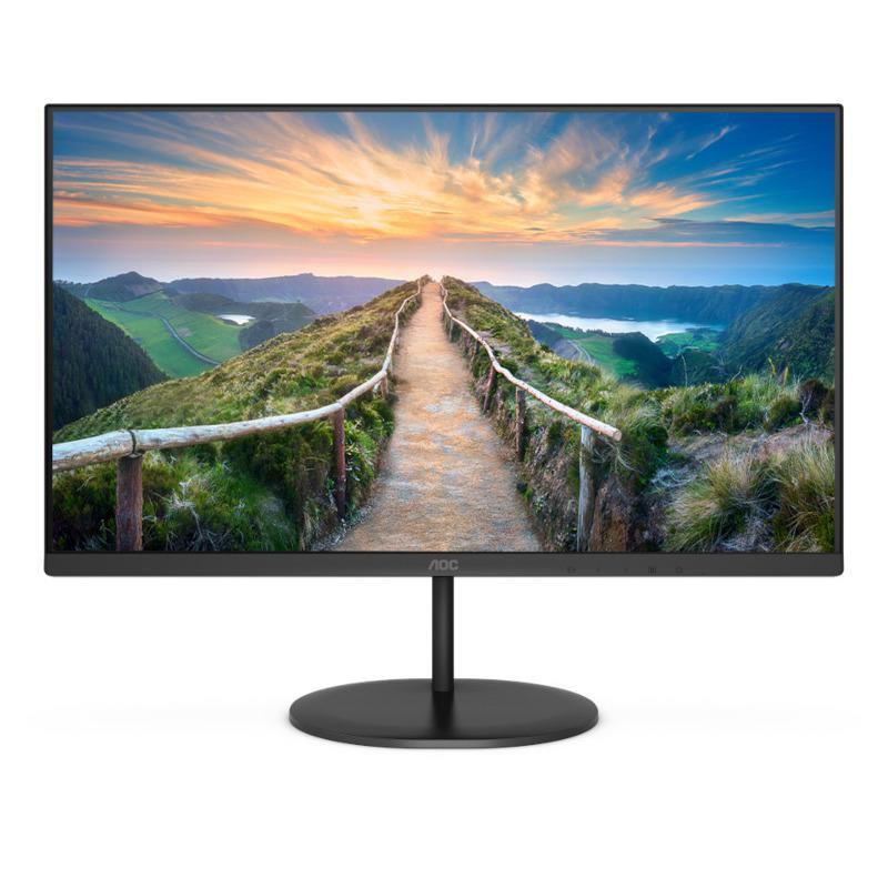 Monitor Consumer AOC Q24V4EA, 23.8", 2560 x 1440 pixeli, Black, 3 ani Garantie