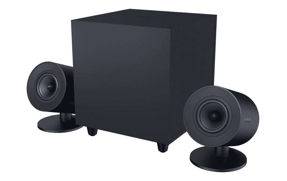 Gaming speakers 2.0 Razer Nommo V2 (+ subwoofer) - THX Spatial Audio (Advanced 7.1 surround sound) - Rear projection