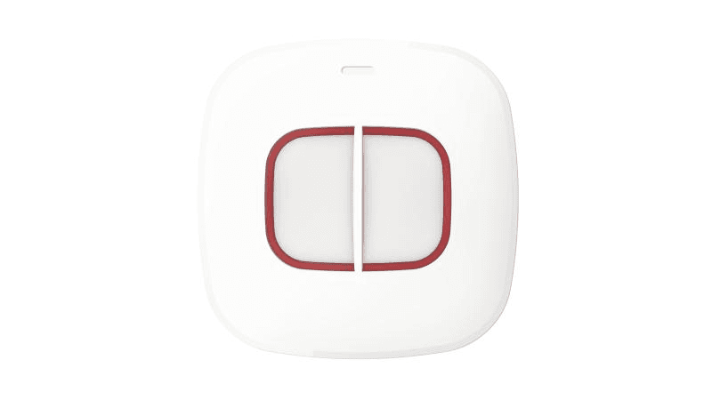 Buton de panica wireless Hikvision DS-PDEB2-EG2-WE(B), 2 butoane, ,frecventa de operare: 868MHz, criptare: AES-128