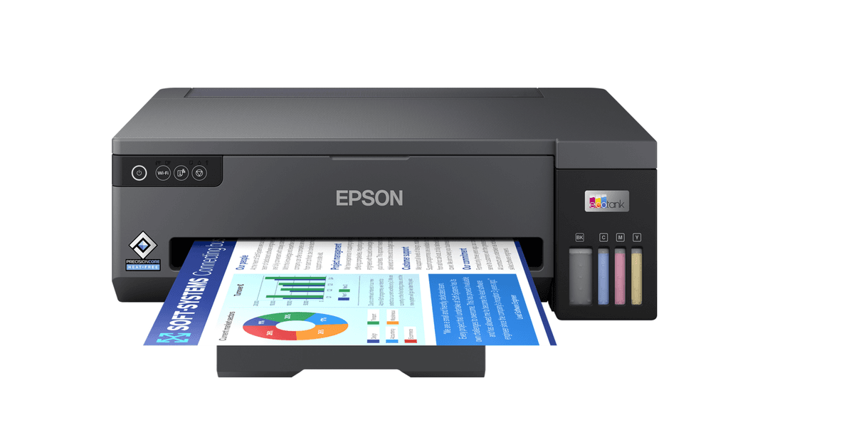 Imprimanta inkjet color CISS Epson L11050, dimensiune A3, viteza max ISO 15ppm alb-negru, 8ppm color