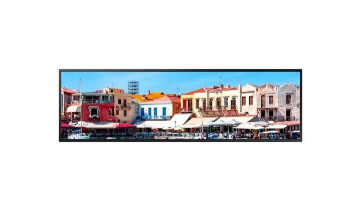 Monitor signage SAMSUNG SH37C Stretch, 37", 700nit, 24/7, 1920x540, E-LED, 6.5ms, contrast static 4000:1, mătuire 44%