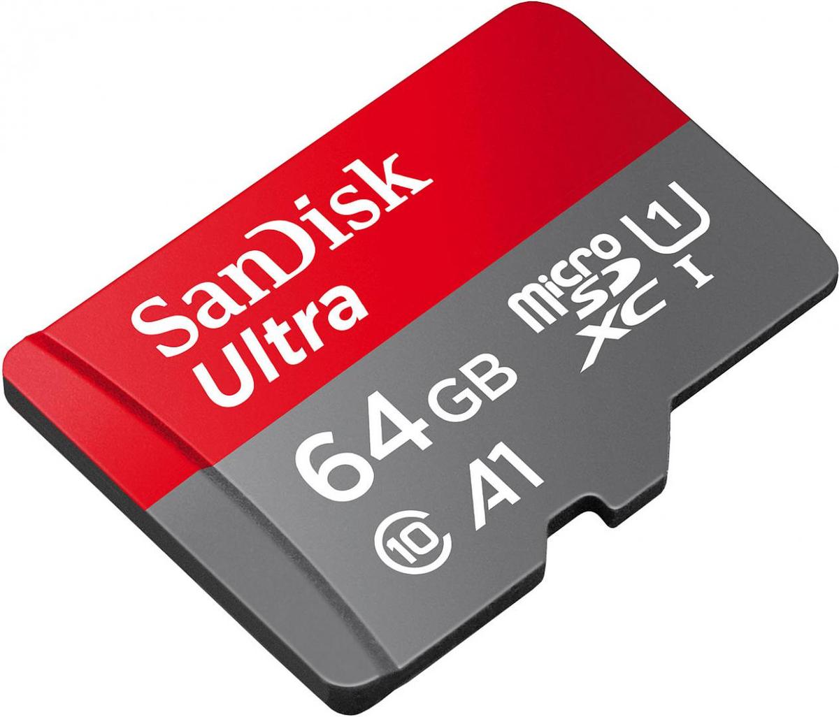 Card de Memorie MicroSDXC SanDisk Extreme, 64GB, Clasa 10, R/W speed: up to 100MB/s/, 90MB/s