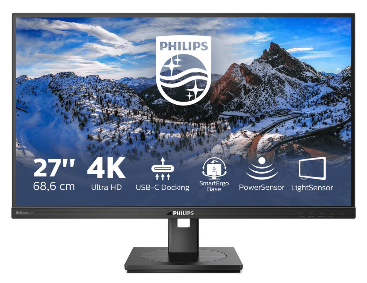 Monitor Consumer Philips 279P1/00, 27", 3840 x 2160 pixeli, Black, 3 ani Garantie