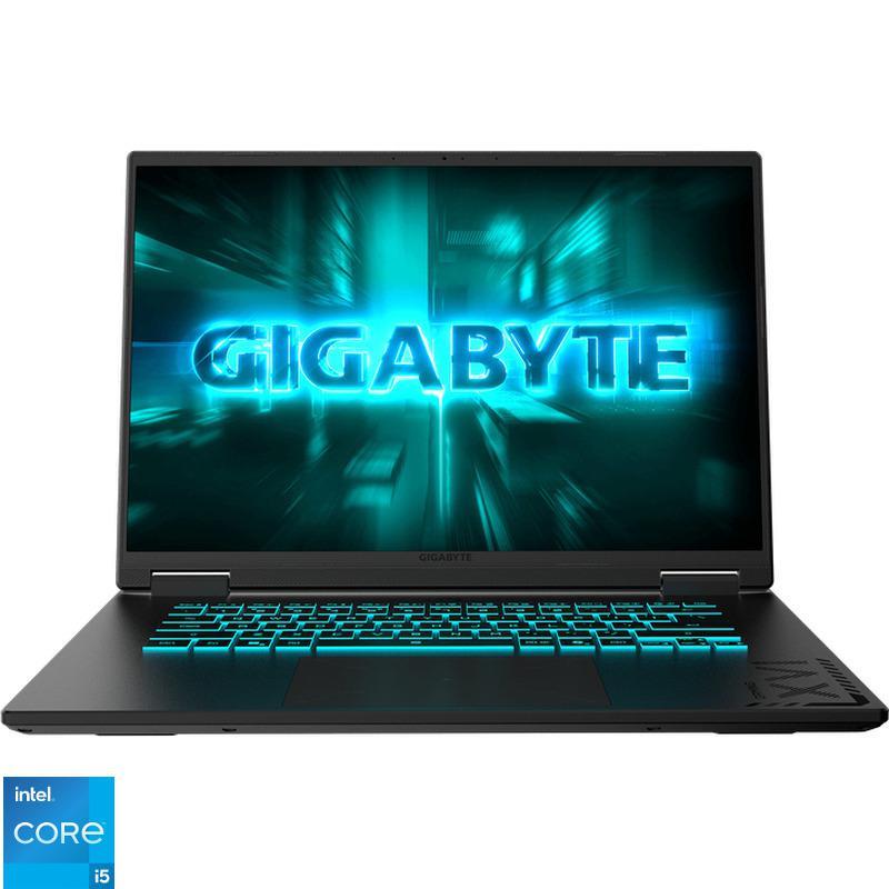 Laptop Gaming GIGABYTE A16, cu procesor Intel Core i5-13420H, 16'' IPS, 16 GB DDR5, 512 GB, NVIDIA GeForce RTX 4050