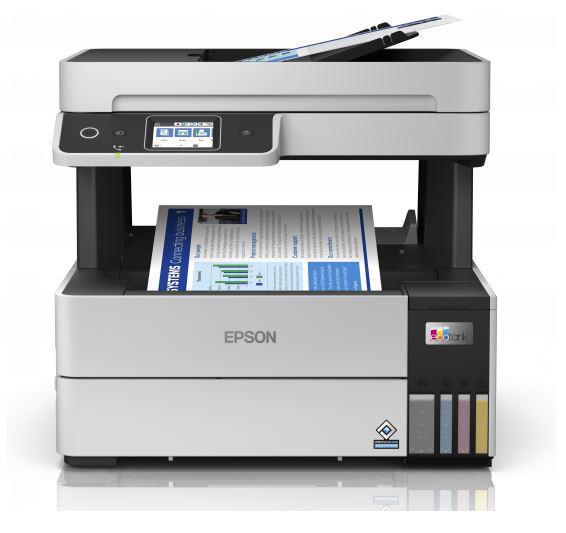 Multifunctional inkjet Epson EcoTank CISS L6490, format A4, Color, duplex, USB + LAN + Wi-Fi