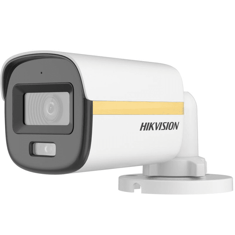 Camera de supraveghere Bullet 2MP ColorVu Dual-light Hikvision DS-2CE10DF3T-LFS(2.8MM), lentila fixa 2.8mm