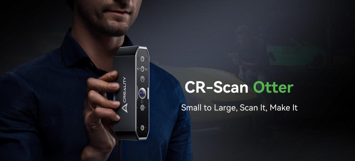 CREALITY 3D SCANNER CR-SCAN OTTER, Acuratete: pana la 0.02mm, Rezolutie 3D: 0.05-2mm, Viteza scanare:20fps