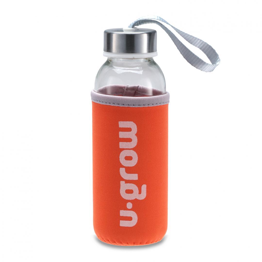 Sticla 300ml cu husa termoizolanta, orange, U-Grow