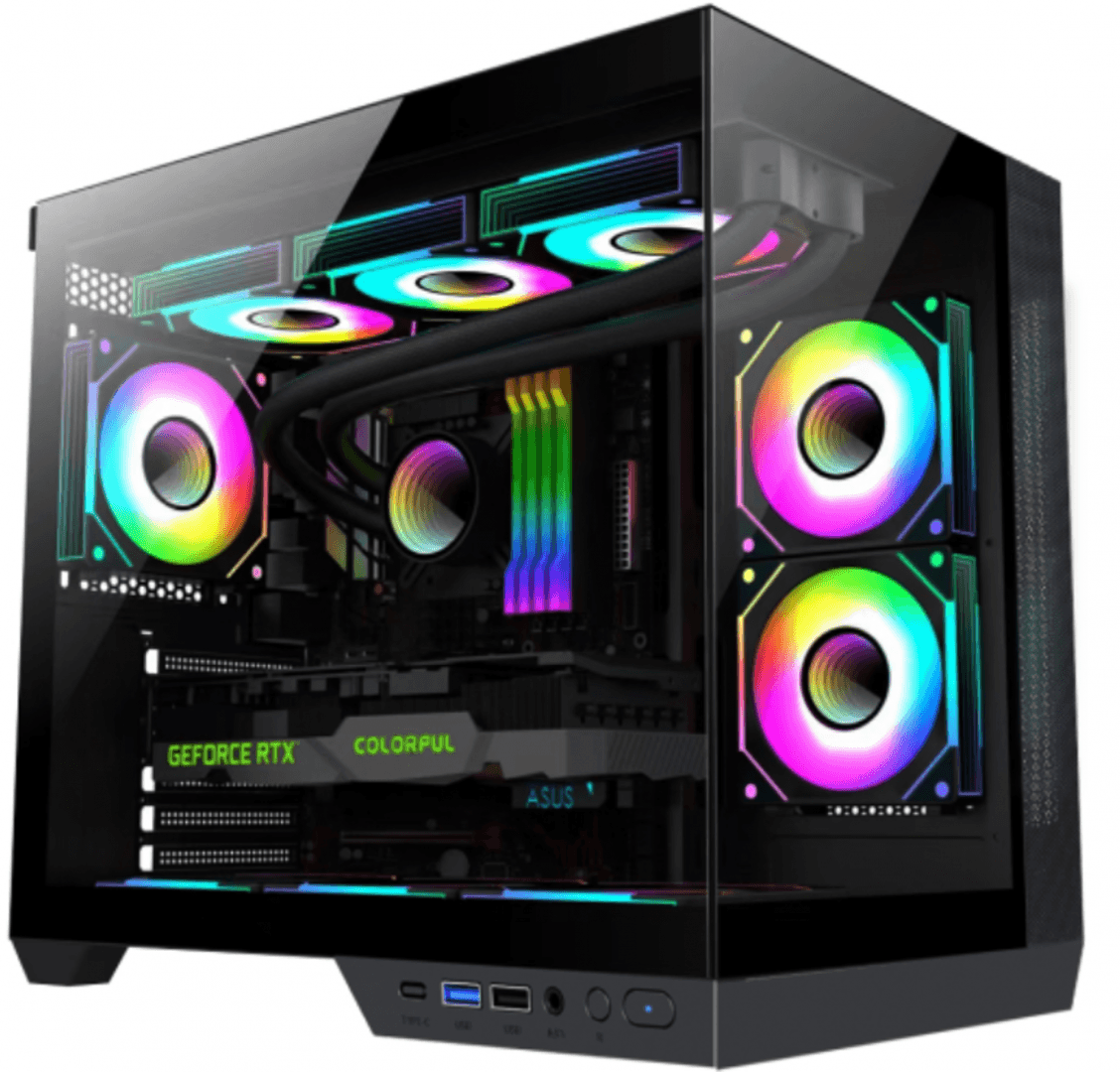 Carcasa gaming Serioux Shadow, fara sursa, tip  middle tower, USB2.0x+HD Audio, USB3.0
