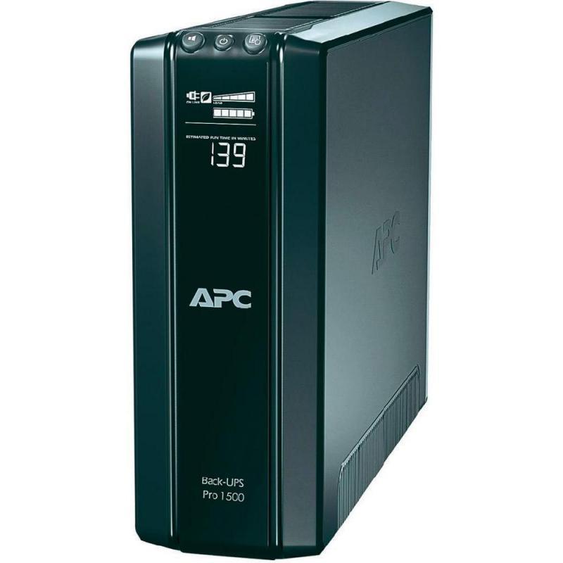UPS APC Back-UPS RS line-interactive / aprox.sinusoida 1500VA / 865W 6conectori Schuko CEE7, baterie APCRBC124