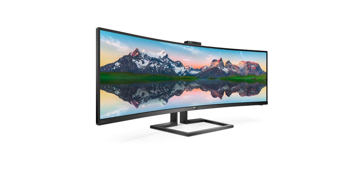 Monitor Consumer Philips 499P9H/00, 48.8", 5120 x 1440 pixeli, Black, 3 ani Garantie