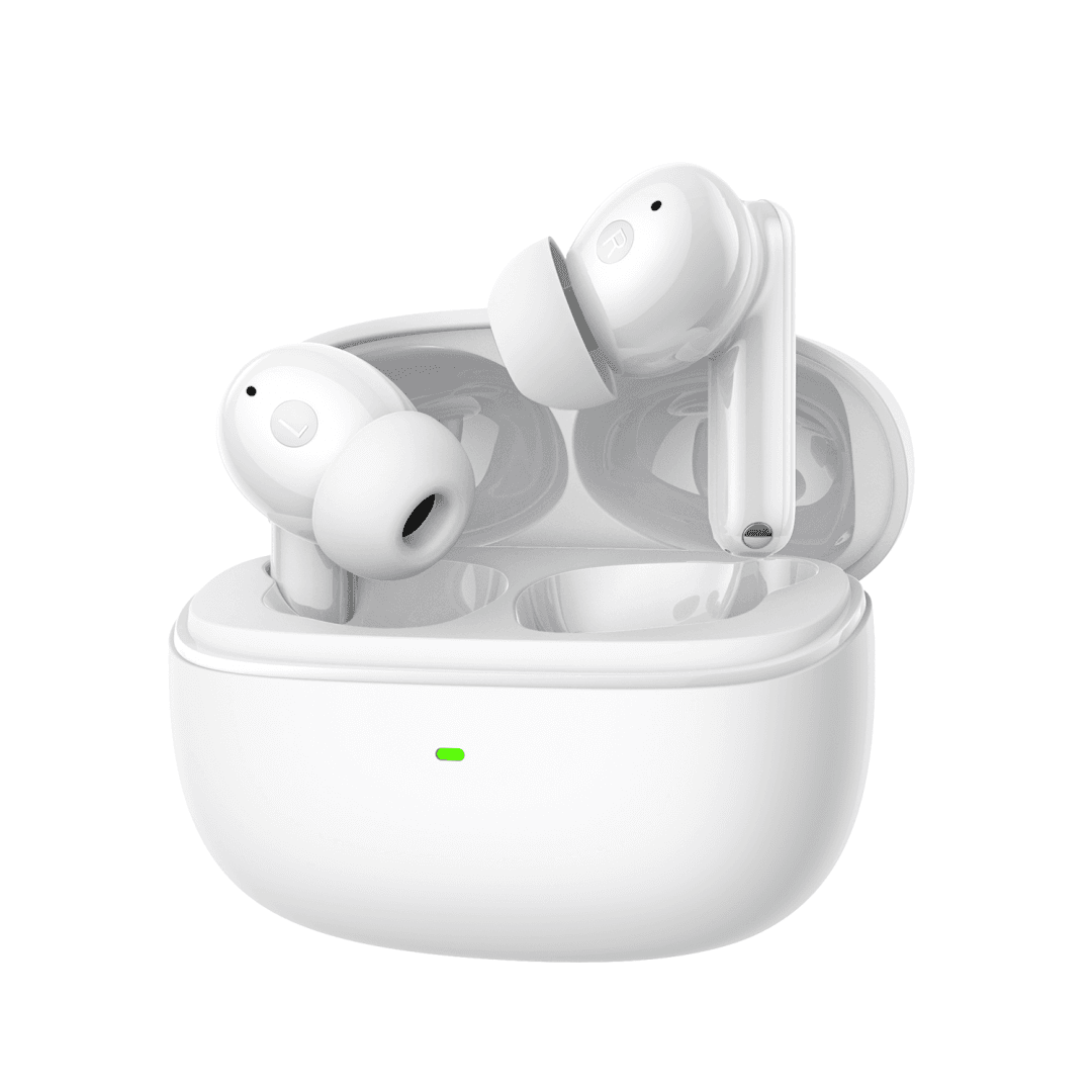 Casti In-ear HATOR Hyperpunk Truepods Hybrid ANC, Wireless, noise-canceling, Alb