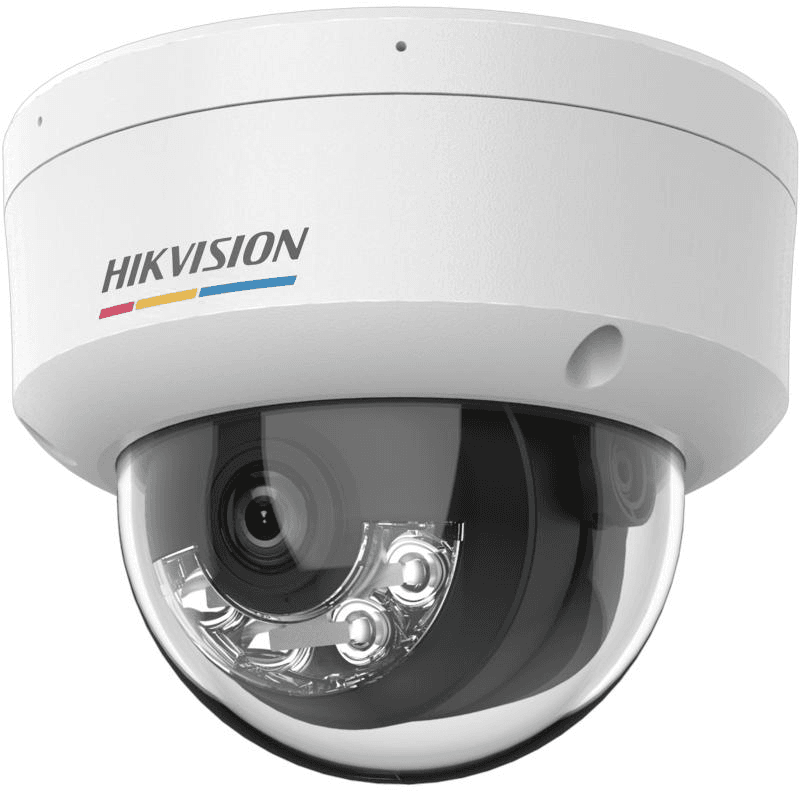 Camera de supraveghere IP Dome 4MP ColorVu 3.0 Hikvision DS-2CD1147G3H-LIU(2.8MM), lentila fixa 2.8mm