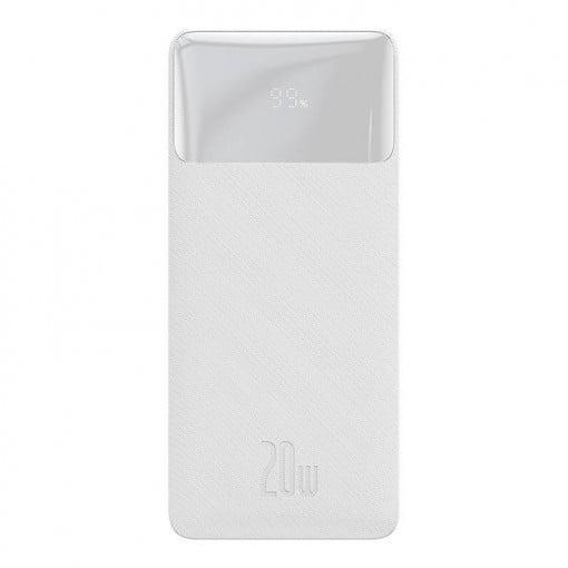 Baterie externa Baseus Bipow, capacitate 10.000 mAh, 2 porturi iesire USB 2.0, 1 port USB-C, voltaj iesire 5 V