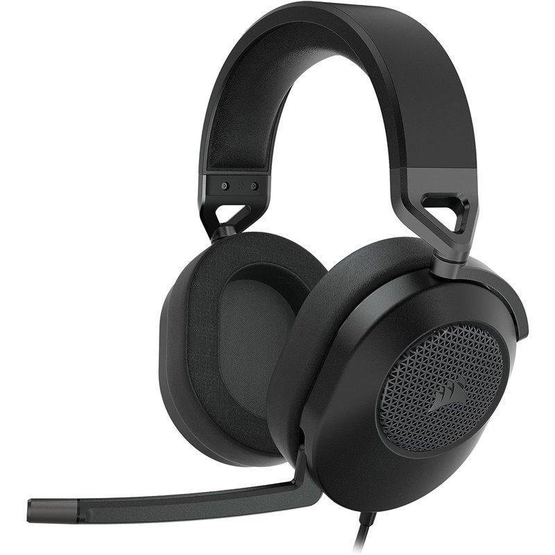 Casti Gaming Head-band Corsair HS65 SURROUND WIRELESS V2, Wireless, Negru