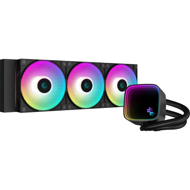 Cooler Procesor DEEPCOOL LS720 SE, Lichid, 12 cm, 3 ventilatoare, aRGB