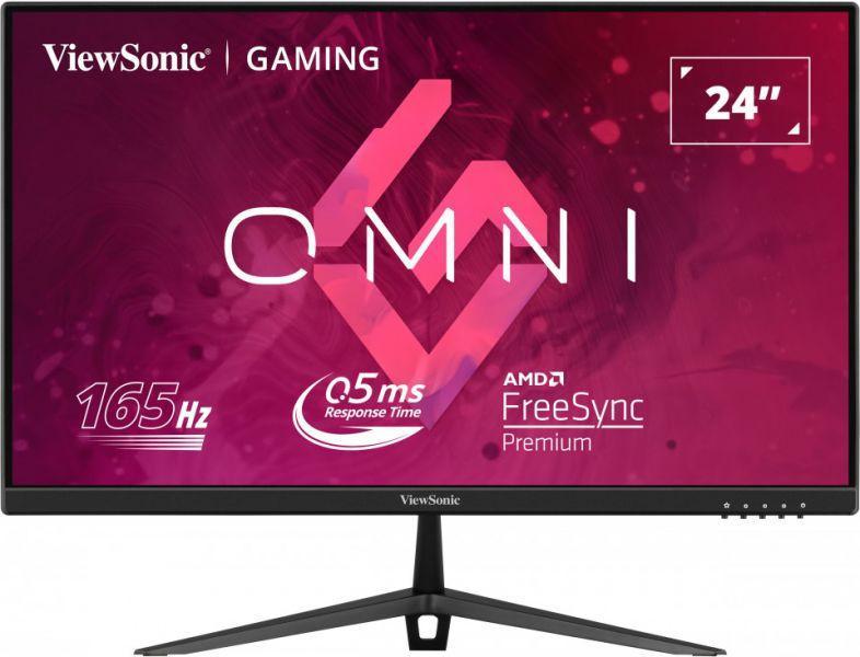 Monitor Consumer ViewSonic VX2428, 24", 1920 x 1080 pixeli, Black, 2 ani Garantie