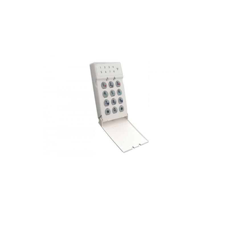 Tastatura LED 8 zone pentru Seria Power, DSC LED5511Z, 4 taste programabile, 2 partitii, 1 intrare de zona