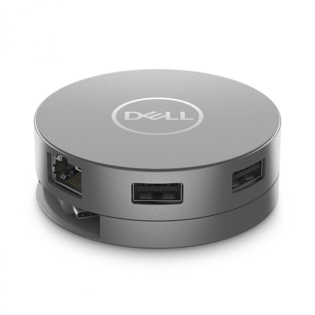 Docking station DELL DA305, USB Type-C, 90W, Gri, 1 an Garantie