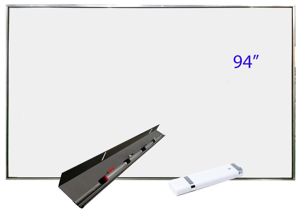 Tabla interactiva wireless 94" IBOARD IB-94Q4,16:9 tehnologie tactila IR, pentray inteligent, Zoom Meetings