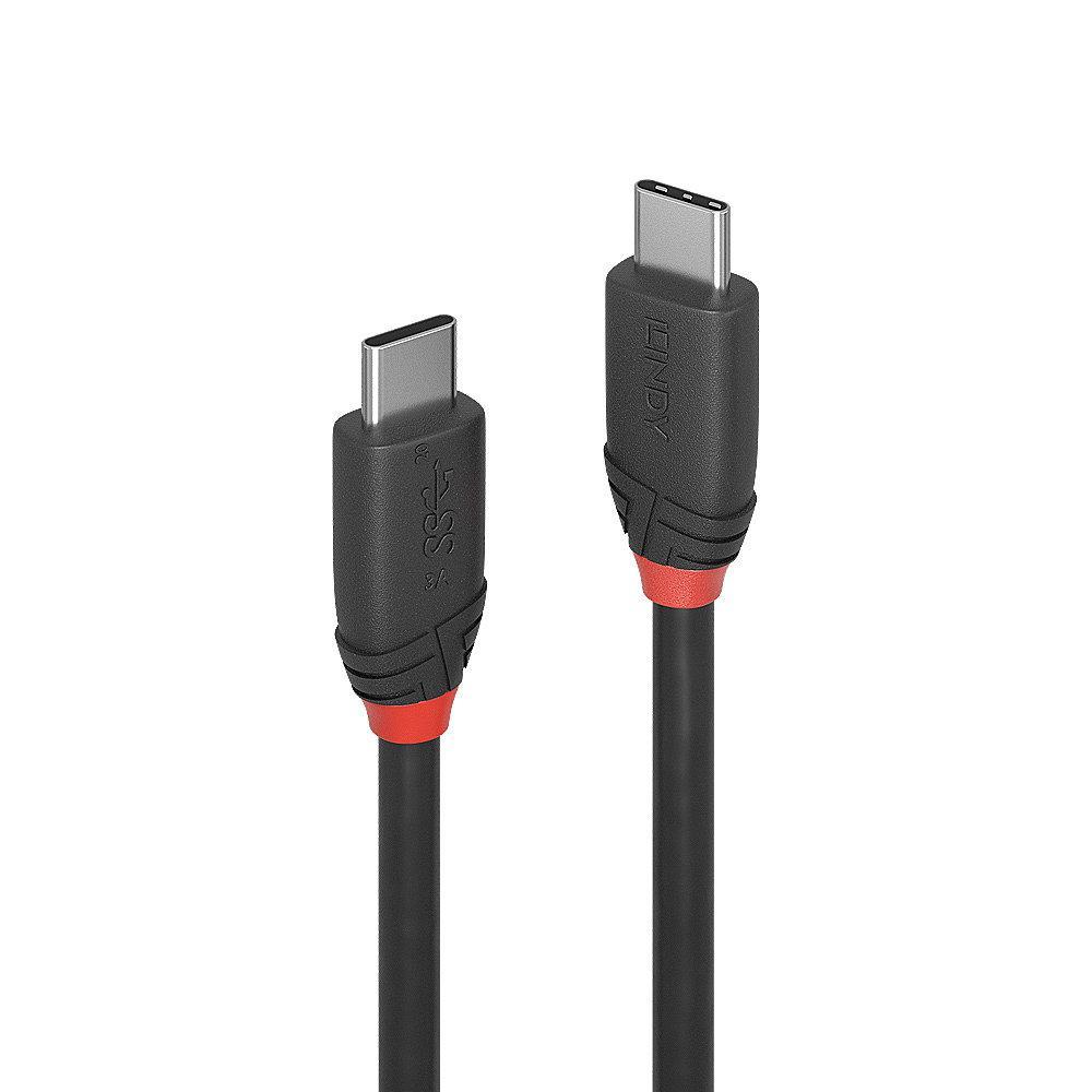 Cablu Lindy 1m USB 3.2 Type C to C, material PVC, putere maxima  60W (20V 3A, Standard Power Range (SPR))