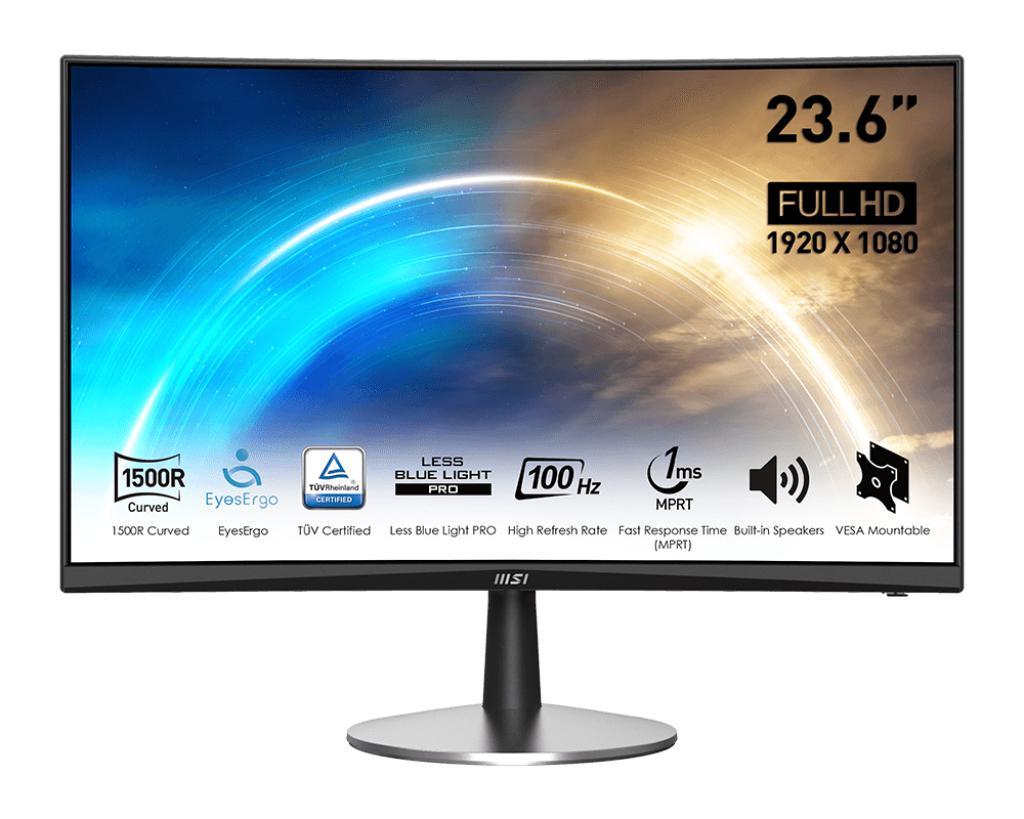 Monitor Consumer MSI PRO MP2422C, 23.6", 1920 x 1080 pixeli, Black, 2 ani Garantie