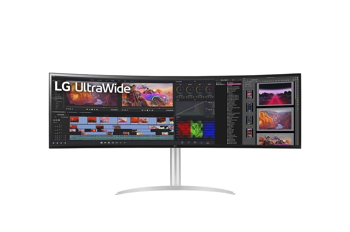 Monitor Consumer LG 49WQ95C-W, 49", 5120 x 1440 pixeli, White, 2 ani Garantie