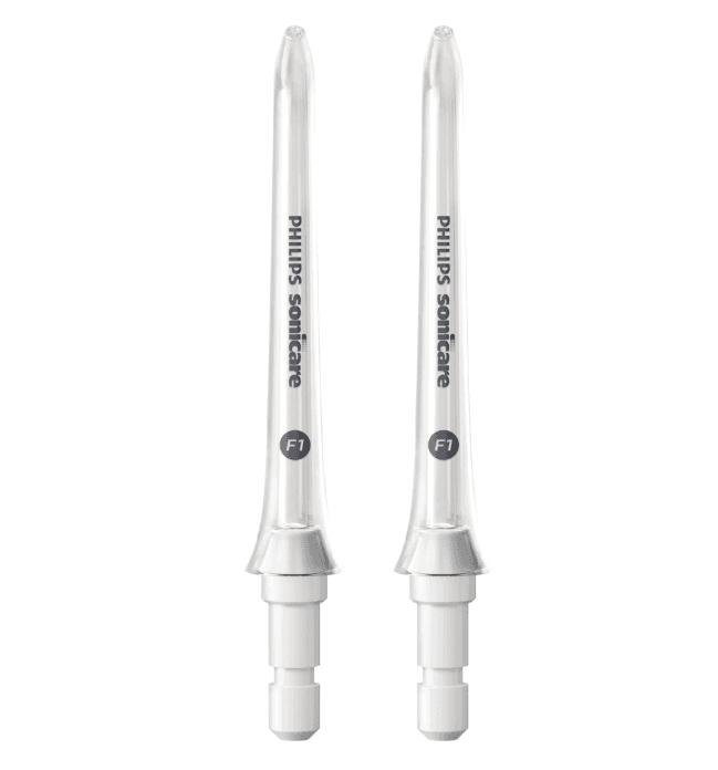 Rezerva 2 capete de curatare interdentara PHILIPS Sonicare HX3042/00, Varf de ghidaj, Jet puternic de apa