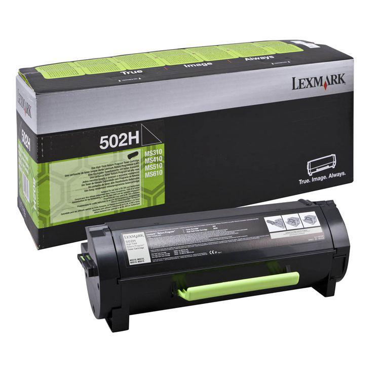 Toner LEXMARK 502H, Black
