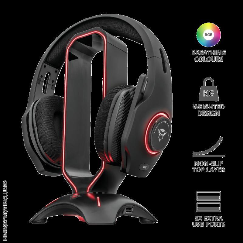Casti Gaming Head-band Trust GXT 265 Cintar, Wired, Negru