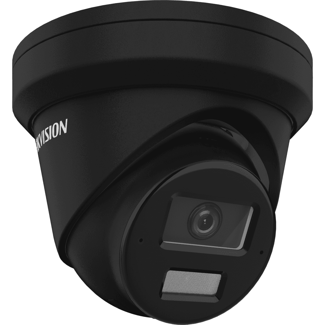 Camera de supraveghere IP Turret 4MP Hikvision DS-2CD2343G2- LI2U(2.8MM)/BK, lentila fixa 2.8mm