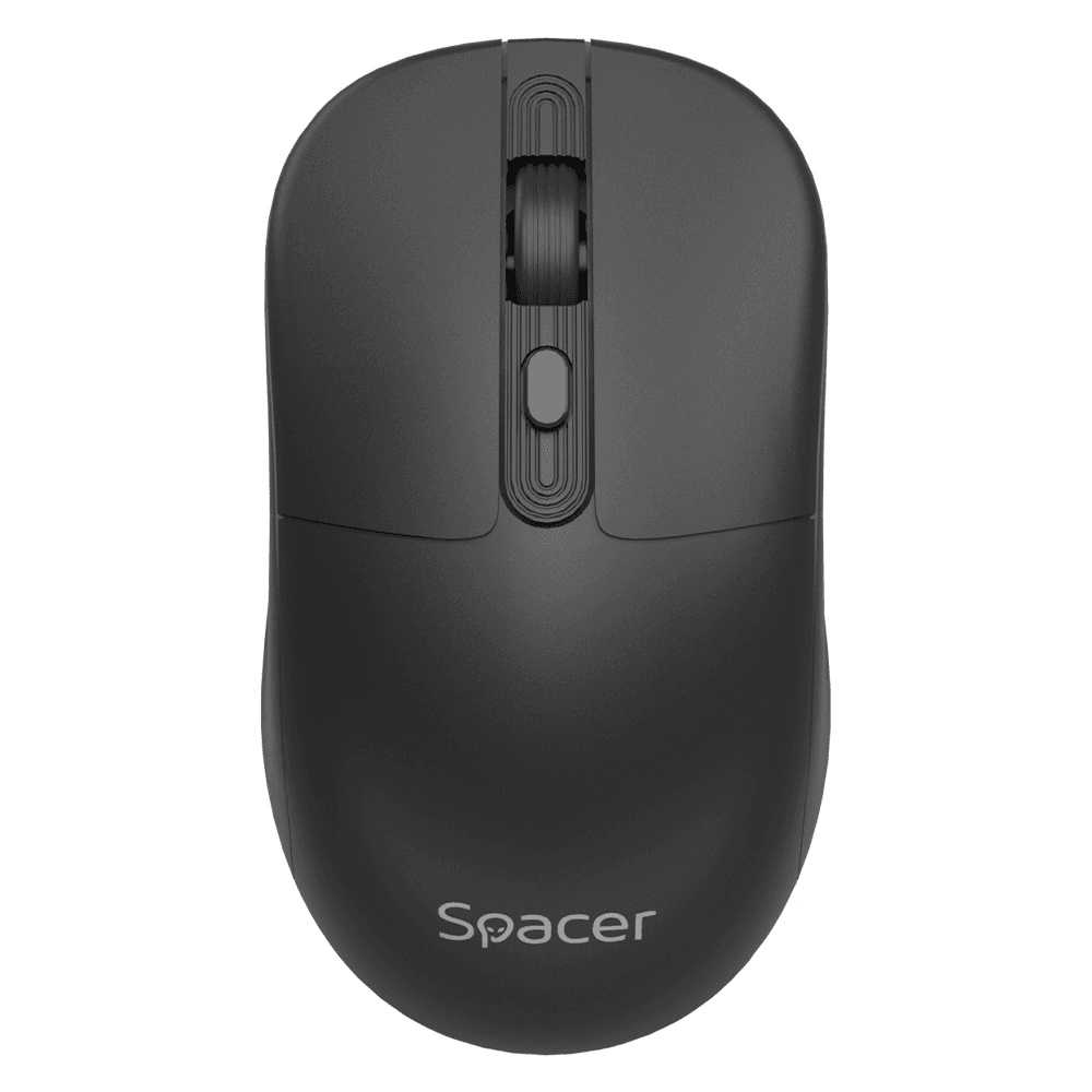 Mouse Wireless SPACER SPMO-WS03-BT, 1600 dpi, Negru