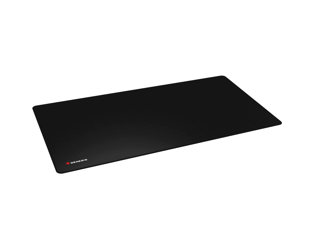 Mousepad Genesis Carbon 500 Maxi Logo, material cauciuc + textil, dimensiuni 900x450x2.5 mm, negru