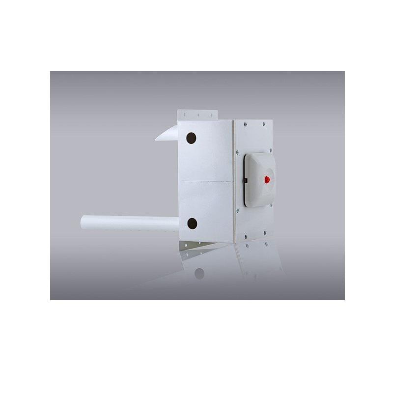 Duct smoke detector with built-in conventional smoke detector and LEDremote indicator.Detect the presence of smoke in
