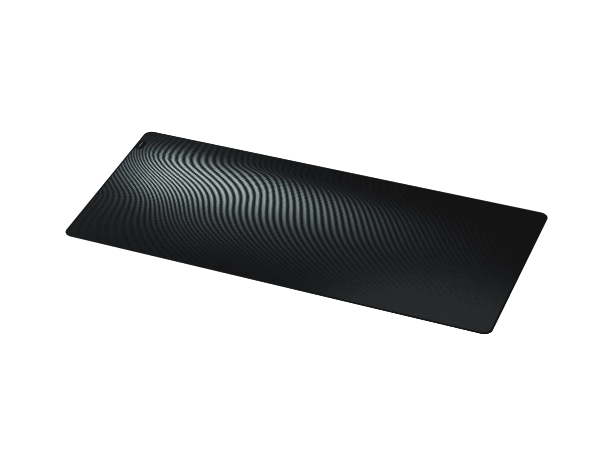 Mousepad Genesis Carbon 500 Maxi Ultra Wave, impermeabil, material cauciuc si textil, dimensiuni 1100x450x2.5 mm