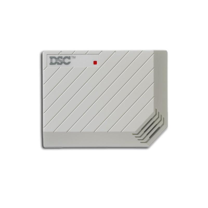 Detector acustic de spargere de geam DSC DG 50 , 10x10m, reglarea liniara a sensibilitatii, LED indicator de alarma
