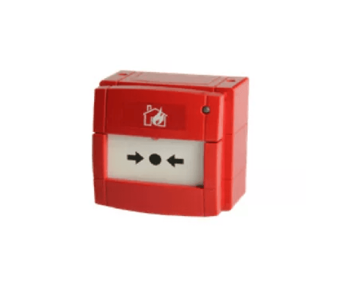 Buton de apelare R5A-RF pentru centrala de incendiu cu transmisie Radio. Este un dispozitiv RF care funcționează cu
