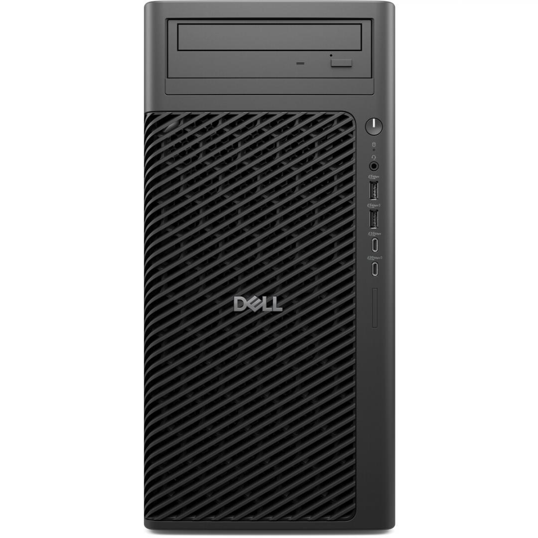 Desktop Workstation Dell Pro Max T2 cu procesor Intel Core Ultra 9 U9-285K pana la 5.7 GHz, 64 GB DDR5, 1TB 2TB